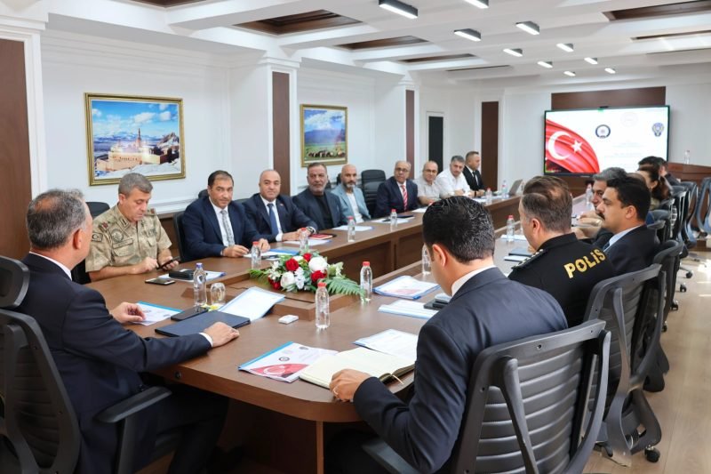Ağrı'da Spor Müsabakaları Güvenliği İçin Kapsamlı Toplantı Düzenlendi