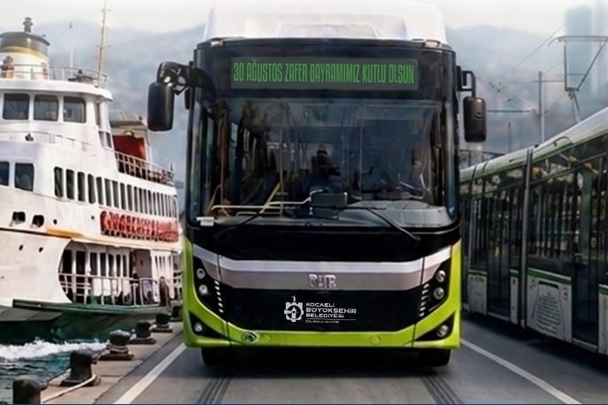 Kocaeli'de 30 Ağustos Zafer Bayramı'nda Toplu Taşıma Ücretsiz Olacak