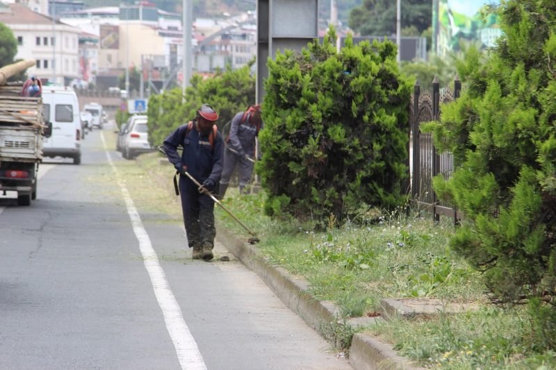 Giresun'da Şehir Temizliği ve Estetik Düzenleme Çalışmaları Yoğunlaştı
