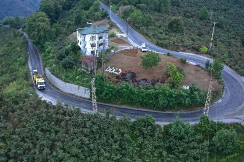 Ordu'da Gülyalı'da Mahalle Yolu Asfaltla Buluştu, Ulaşım Kolaylaştı
