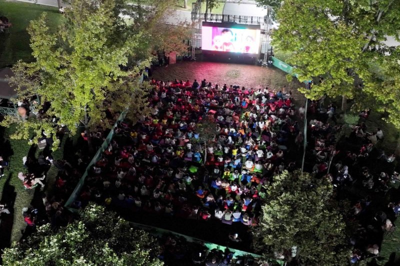 Karatay'da Çocuklar İçin Yaz Akşamlarına Açık Hava Sineması Etkinliği