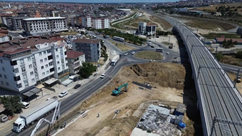 Tekirdağ'da Çerkezköy Ulaşımı İçin Kapsamlı Kavşak ve Yol Düzenlemesi Tamamlanıyor