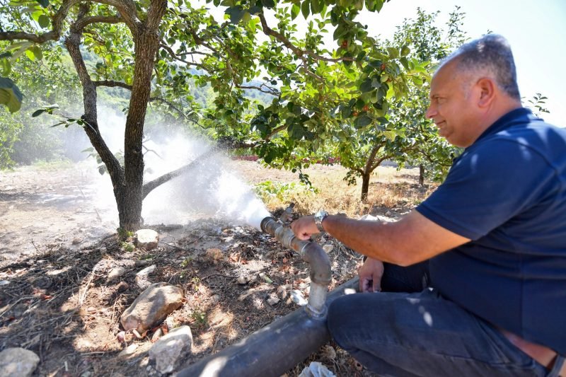 Mersin'de Takanlı Mahallesi'nin Sulama Altyapısı Güçlendirildi