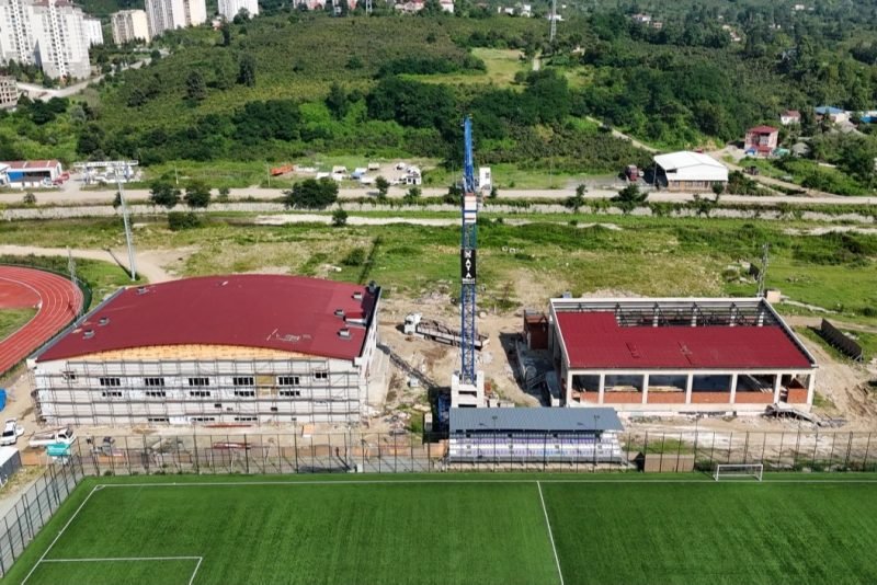 Ordu'da Yeni Spor Kompleksi İnşaatı Hızla İlerliyor