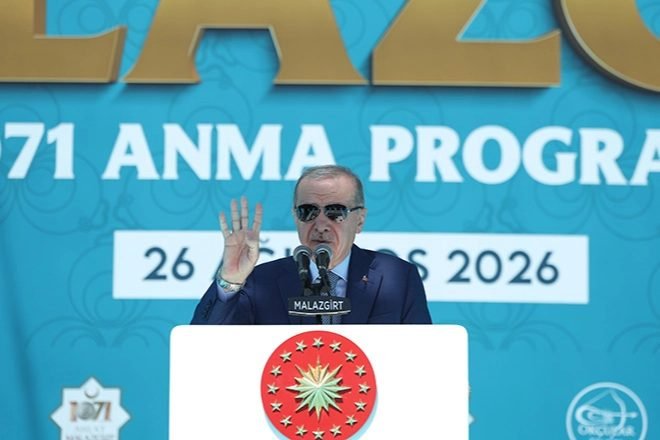 Cumhurbaşkanı Erdoğan Malazgirt'te Teröre Karşı Kararlılık Mesajı Verdi