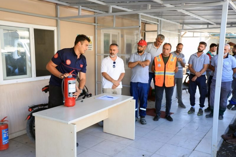 Talas Belediyesi Personeline Yangın Güvenliği Eğitimi Verildi