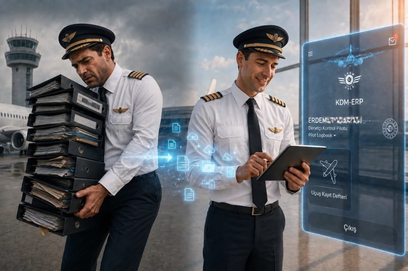 Pilot Uçuş Kayıtları Dijitalleşiyor: Havacılıkta Yeni Dönem