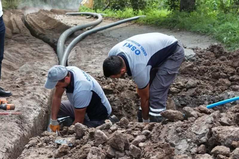 Ordu'da Akkuş'a 1.100 Metrelik İçme Suyu Hattı Döşeniyor