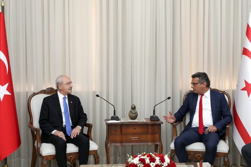 Kılıçdaroğlu, KKTC Cumhurbaşkanı Erhürman ile Görüştü