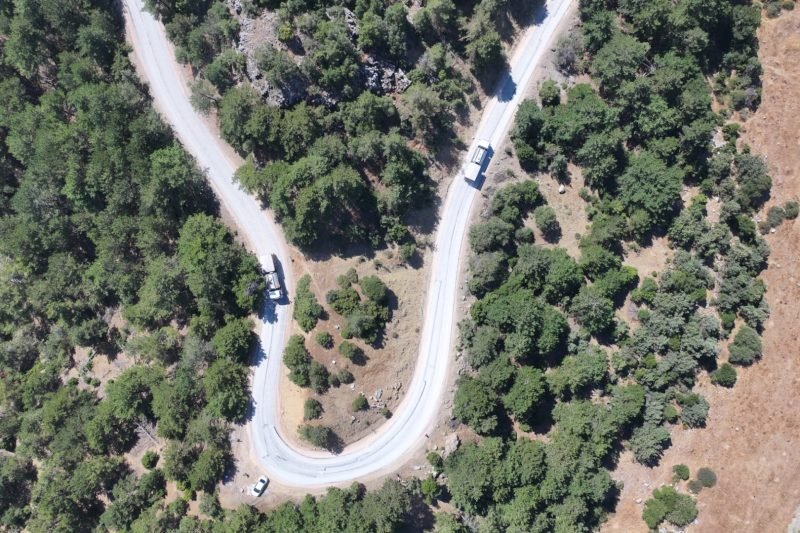 Manisa'da Spil Dağı Milli Parkı Yolu Asfaltlanıyor: 6 Kilometrelik Çalışma Devam Ediyor