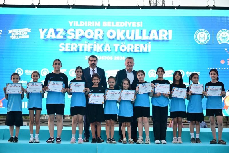 Yıldırım Belediyesi Yaz Spor Okulları 36 Bin 818 Öğrenciyle Sona Erdi