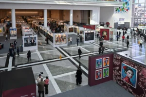 BELMEK'in ArtAnkara Fuarı'nda 'Çocuk ve Çocuk Oyunları' temalı sergisinden bir görünüm