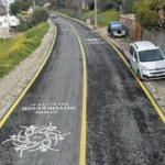 Aydın'da Adnan Menderes Üniversitesi'ne ulaşımı kolaylaştıran yeni yol projesinin ilk etabının tamamlandığını gösteren görsel.