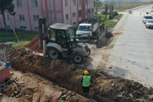 BASKİ tarafından yenilenen içme suyu hattı