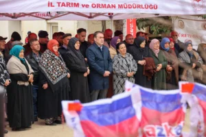 Bilecik'te çiftçilere nohut tohumu dağıtımı ve tarımsal projelere destek