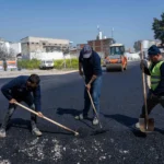 Bornova'da Ankara Asfaltı ve Üniversite Caddesi arasındaki yol çalışmaları