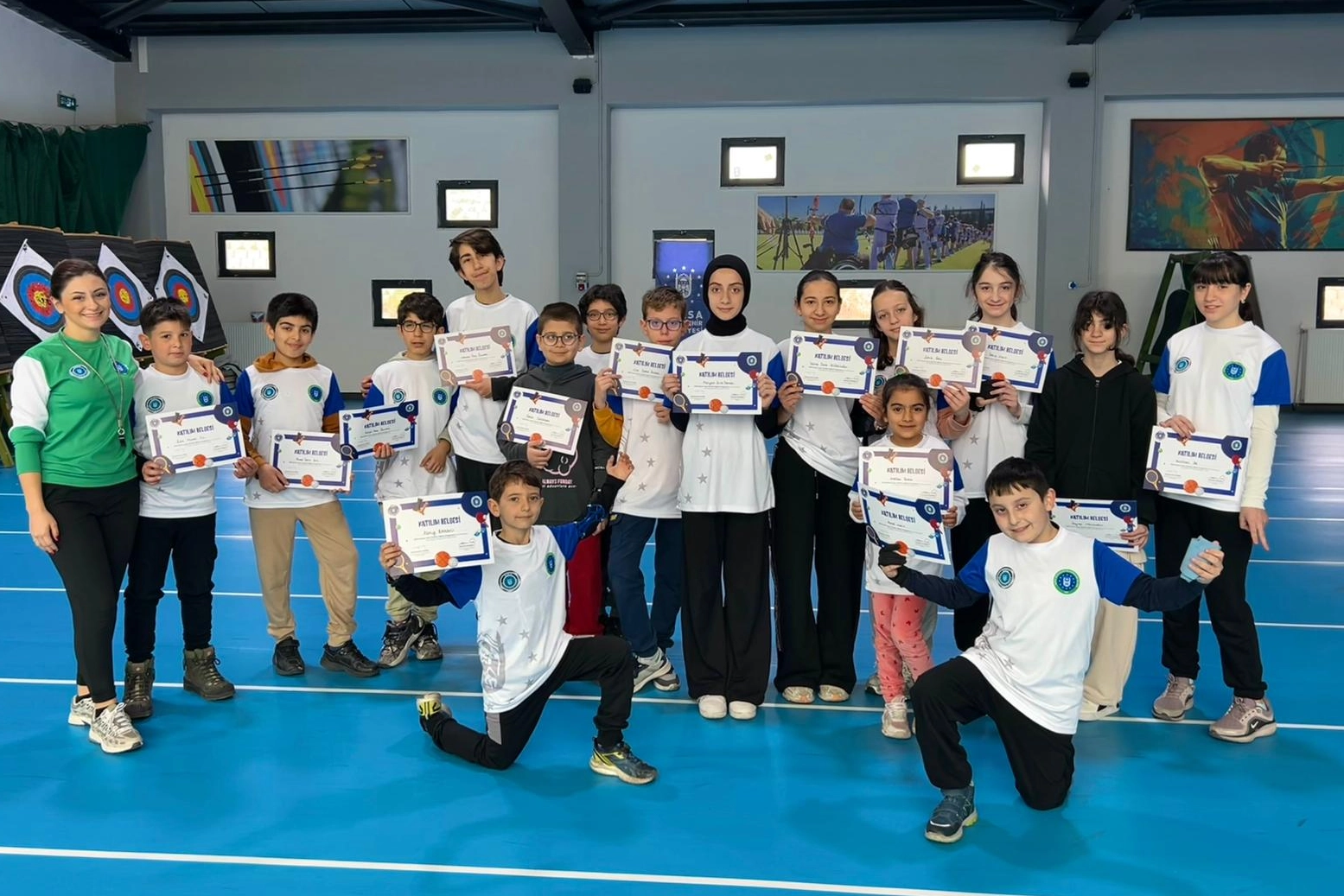 Bursa Kış Spor Okulları'nda 6. dönem sertifika töreni