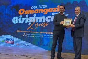 Bursa Osmangazi Girişimcilik Zirvesi OSGİZ’26 açılışından genel görünüm