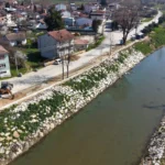 Bursa İnegöl'de Koca Çayı çevresinde yapılan peyzaj düzenleme çalışmaları