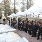 Bursa İnegöl'de Çanakkale Deniz Zaferi ve Şehitleri Anma Günü kapsamında düzenlenen törenden genel görüntü