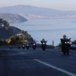 Bursa Jandarma Trafik Okul Komutanlığı'ndan motosiklet sürücülerine güvenli sürüş eğitimi verilmesi