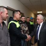 Nilüfer Belediye Başkanı Şadi Özdemir ve personeli bayramlaştı