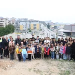 Nilüfer'de çocukların fidan diktiği Orman Haftası etkinliği