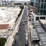 Bursa Nilüfer Odunluk Mahallesi'nde tamamlanan altyapı çalışmaları sonrası Liman Caddesi'nin yenilenmiş hali