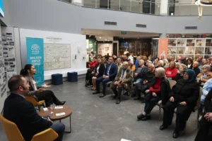 Nilüfer Belediyesi tarafından düzenlenen sağlıklı yaş alma seminerinden genel görünüm