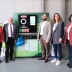 Nilüfer Belediye Başkanı Şadi Özdemir'in Üçge Şirketler Grubu'nu ziyareti sırasında çekilmiş fotoğrafı.