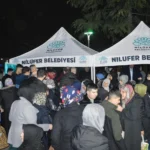 Nilüfer Belediyesi Kadir Gecesi'nde kandil simidi dağıttı