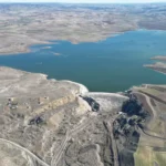 Çorum'da kuraklık endişesiyle barajlarda batimetrik haritalama çalışması yapılıyor.