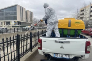 Çorum Belediyesi ekipleri, sivrisinek ve karasinek popülasyonunu kontrol altına almak için ilaçlama ve larva mücadelesi yapıyor.