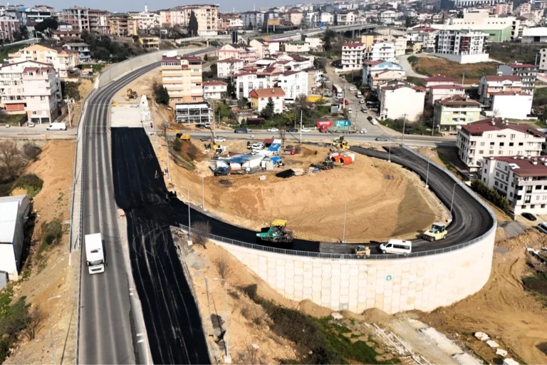 Darıca Eskihisar köprülü kavşak projesi ile trafik yoğunluğuna çözüm