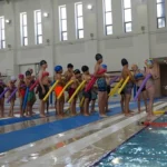 Denizli Büyükşehir Belediyesi spor tesislerinde eğitim gören vatandaşlar