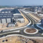 Denizli'de yeni yapılan acil durum hastanesine ulaşımı sağlayan modern yol