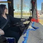 Diyarbakır'da otobüs şoförlüğü eğitimi alan kadınlar