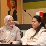 Bursa Osmangazi Belediyesi'nin düzenlediği Down Sendromu Farkındalık Günü etkinliğinden genel görünüm.