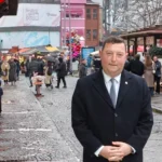 Edirne'de bayram tatilinde tarihi çarşılar ve Selimiye Camii çevresinde yoğun turist kalabalığı
