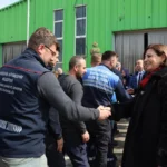 Eskişehir Büyükşehir Belediye Başkanı Ayşe Ünlüce, personelle bayramlaştı.