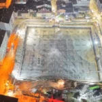 Eskişehir Kurtuluş Kapalı Pazar Yeri projesi için dev beton dökümü yapılıyor