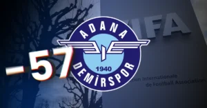Adana Demirspor futbol takımı logosu ve FIFA amblemi