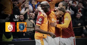 Galatasaraylı futbolcuların Başakşehir maçına hazırlık anı
