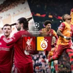 Galatasaraylı futbolcular, Liverpool deplasmanında Şampiyonlar Ligi çeyrek final maçı için sahada