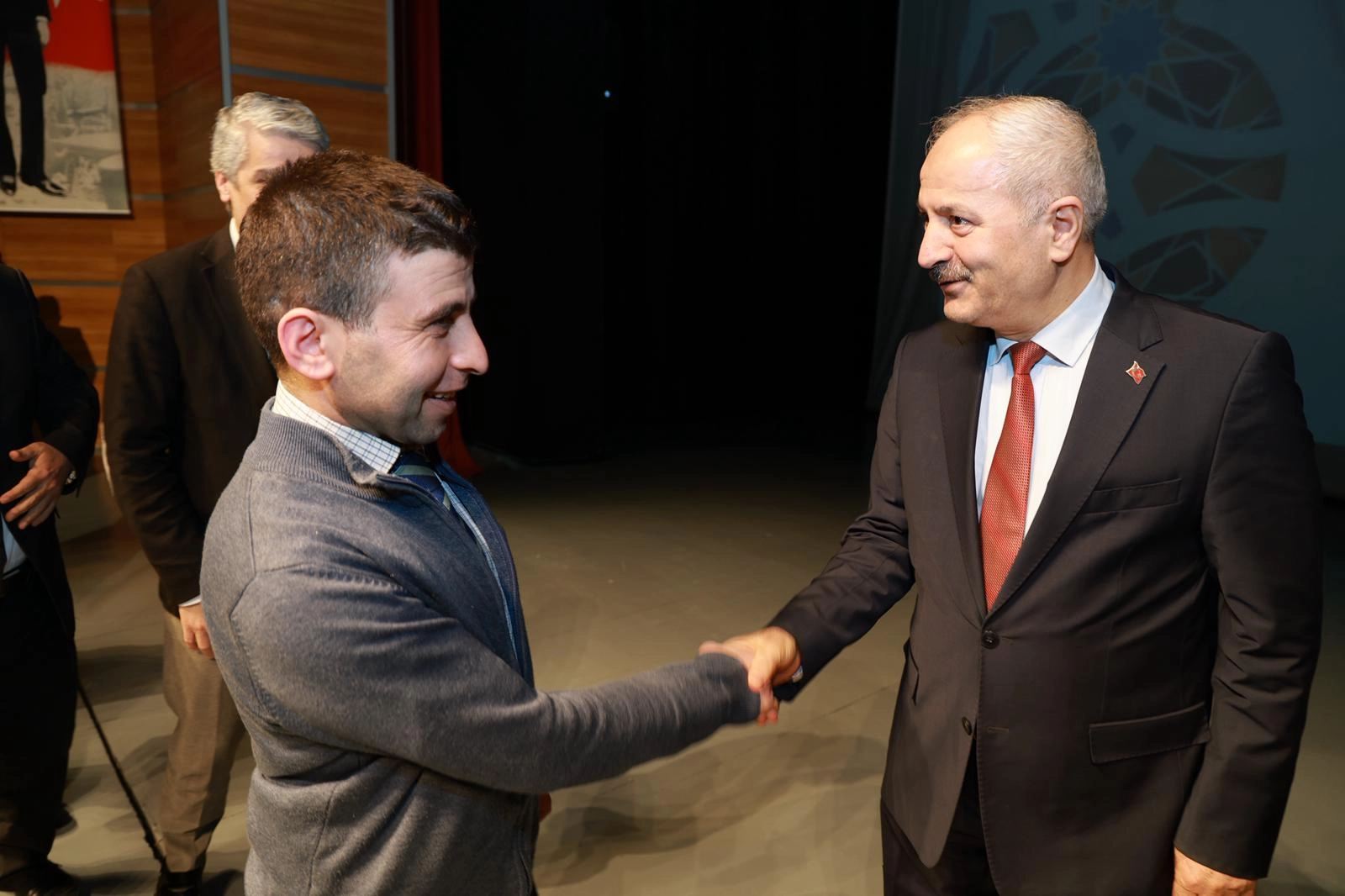 Gebze Belediyesi personelinin bayramlaşma etkinliğinden genel plan