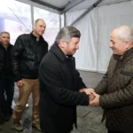 Gebze'de geleneksel kent bayramlaşması programından genel görünüm