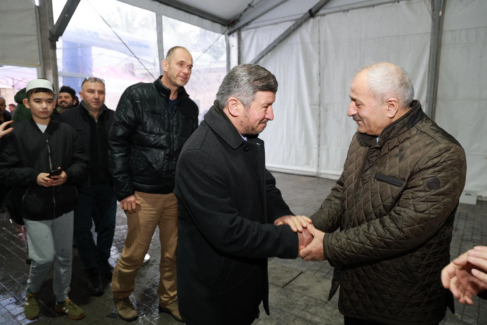 Gebze'de geleneksel kent bayramlaşması programından genel görünüm