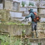 Giresun'da bayram öncesi mezarlık temizliği ve bakım çalışmaları