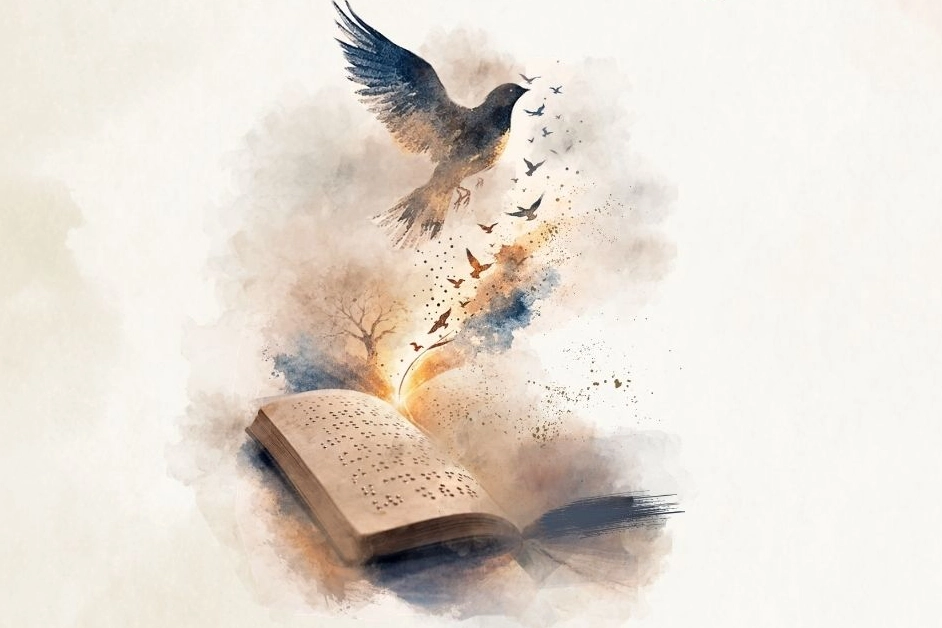 Görme engelliler için düzenlenen TÜRGÖK 15. Öykü Yarışması'nın duyuru görseli