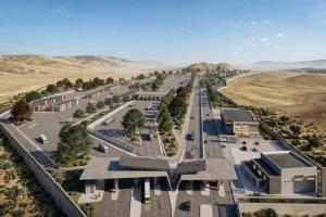 Gürbulak Sınır Kapısı'nın modern ve çağdaş mimariye sahip yenilenen yüzü